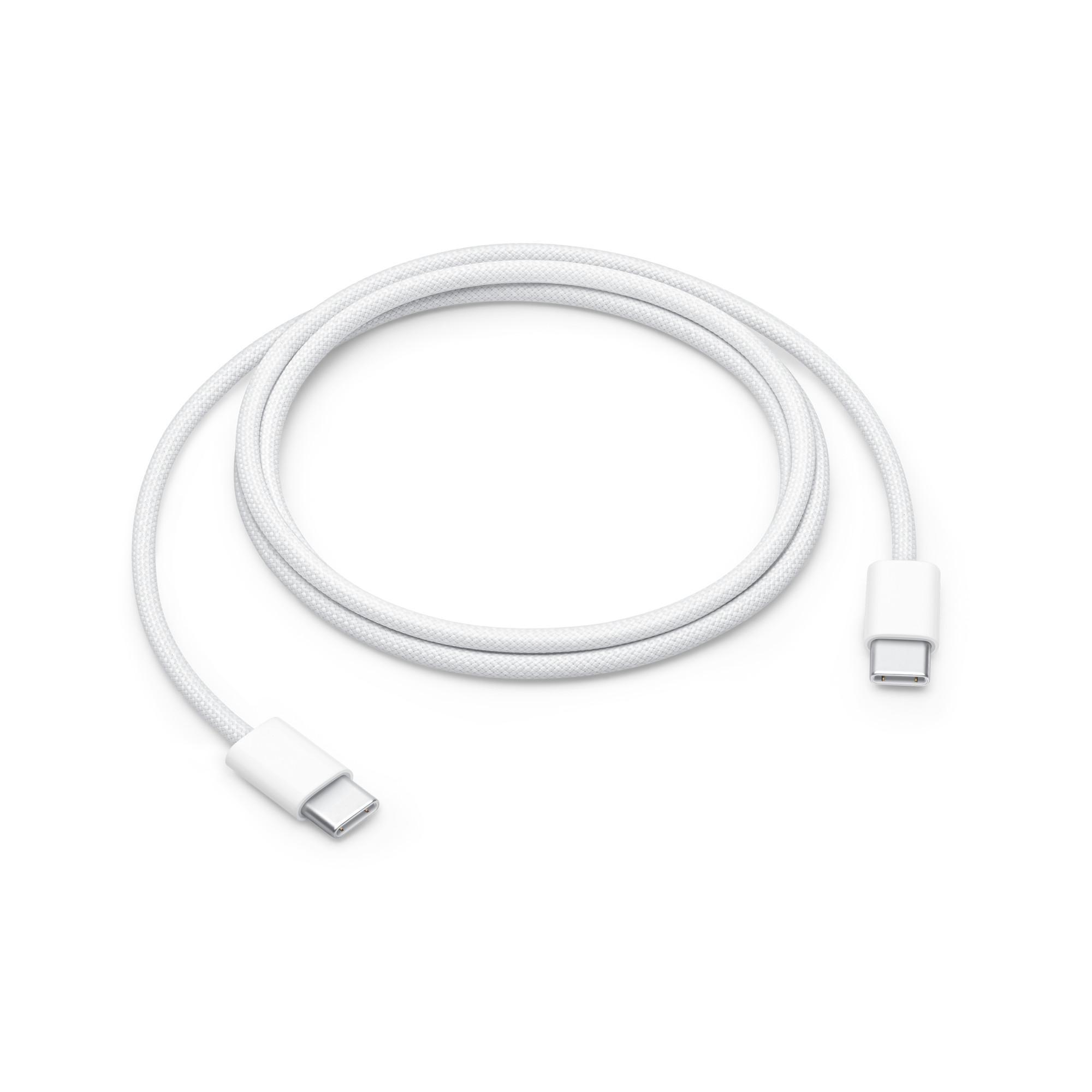 60W USB-C Ladekabel (1 m), weiß