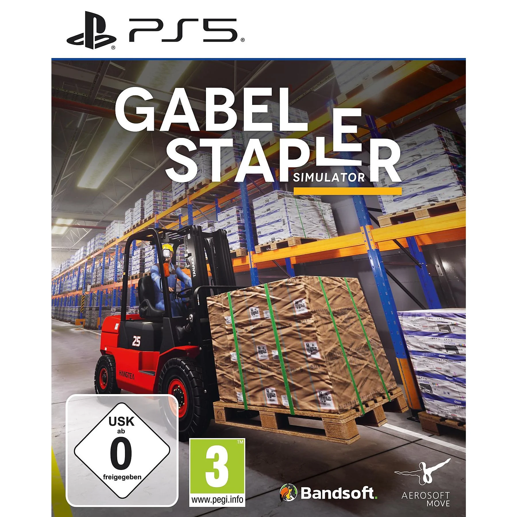 Gabelstapler Simulator PS5-Spiel