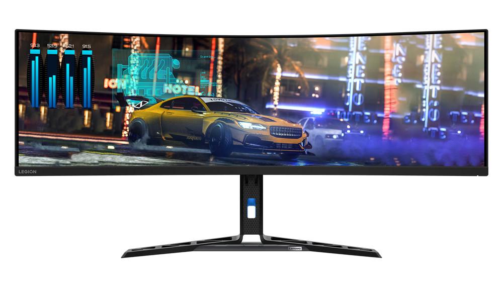 Gaming-Monitor Legion R45w-30, Schwarz, 44,5 Zoll, Ultra Wide Curved, VA, DQHD, 165 Hz, 1 ms