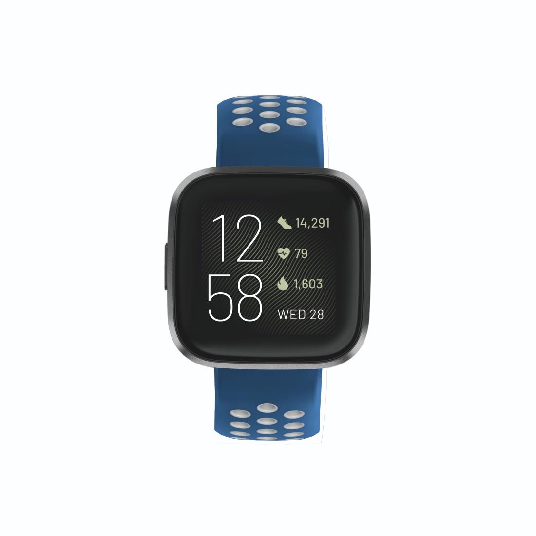 Sportarmband f. Fitbit Versa 2/Versa (Lite), Uhrenarmband atmungsaktiv, Bl. (00086227)
