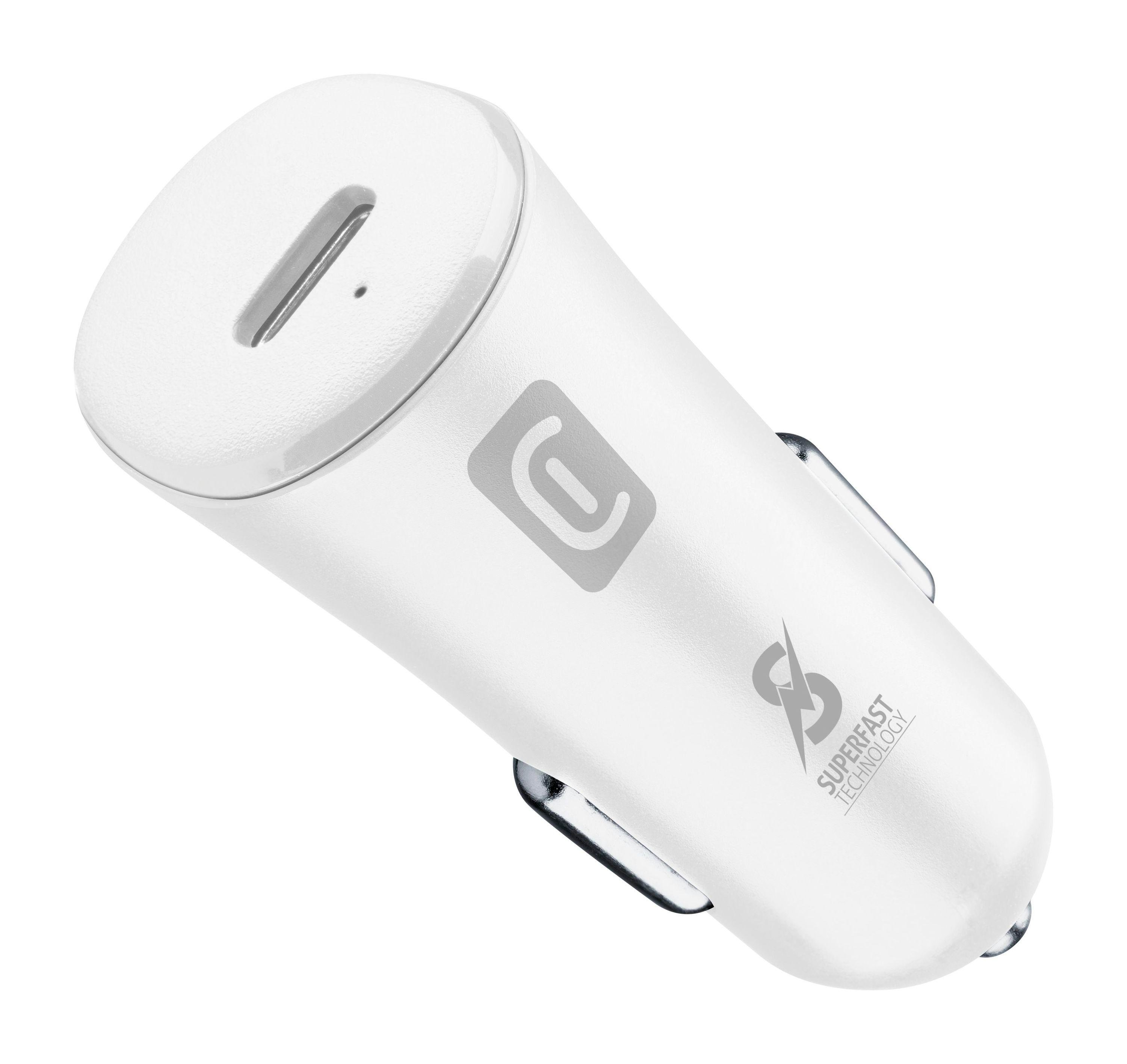 USB Typ-C Car Carger 25W White (60070) Autoladegerät