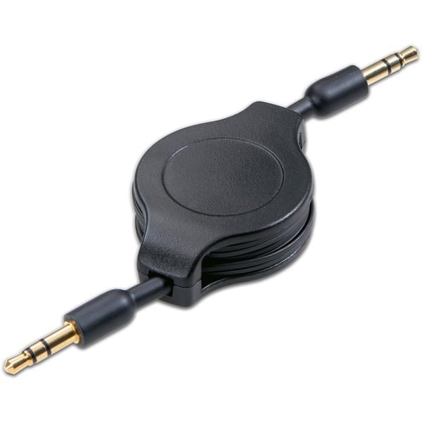 3,5mm Klinkenkabel mit Aufroller, 1,1m (46215)