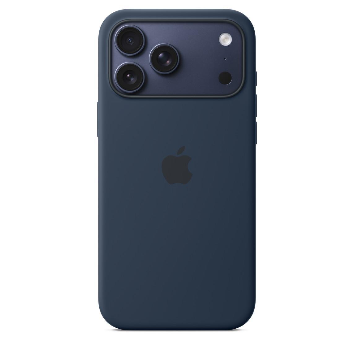 iPhone 17 Pro Max Silikon Case mit MagSafe - Dunkelblau