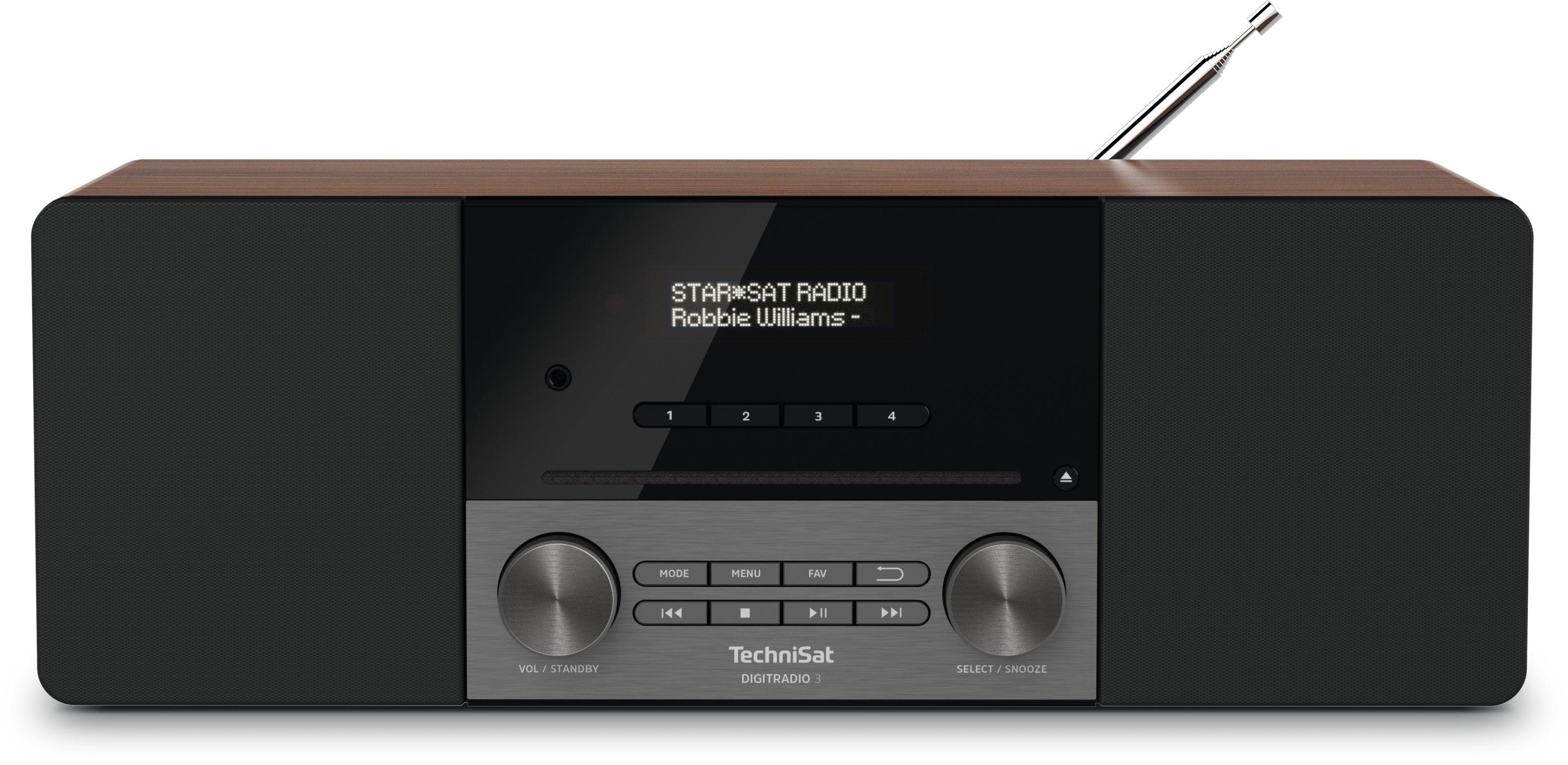 DIGITRADIO 3 DAB+-Stereoradio nussbaum