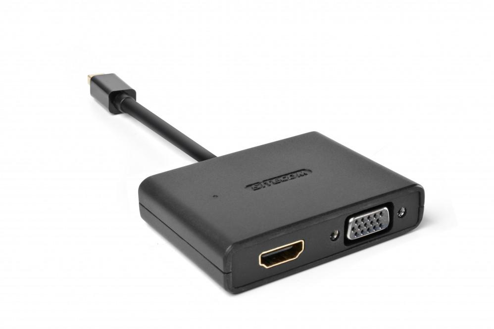 "Mini-DisplayPort auf HDMI™ / VGA 2-in-1 Adapter ""CN-347"", Schwarz (00157524)"