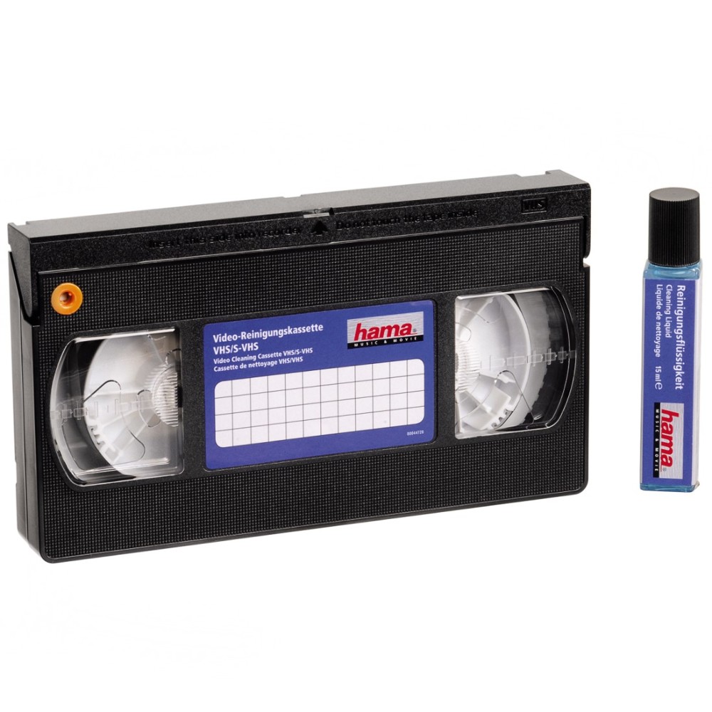 VHS Reinigungscassette Aufnahme Wiedergabeköpfe Reinigung Kassette Reiniger 