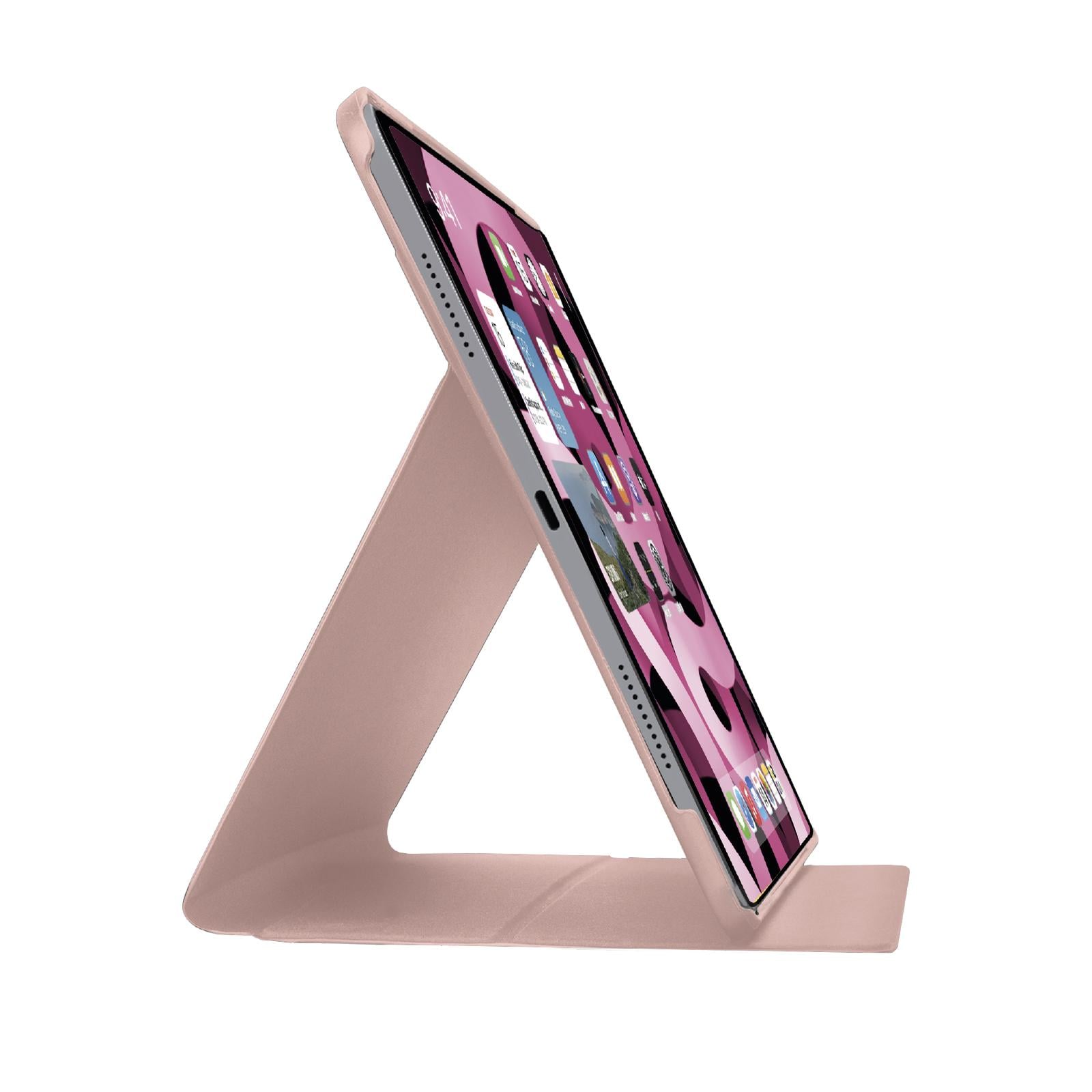 Book Pro-Schutzhülle mit Ständer für iPad Air 11" 2024/ 10.9" 2022/2020, Pink Tablet-Hülle
