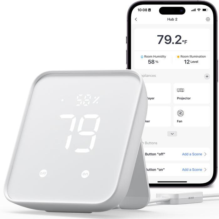 SwitchBot Hub 2 IR-Sendesystem Thermo-Hygrometer
