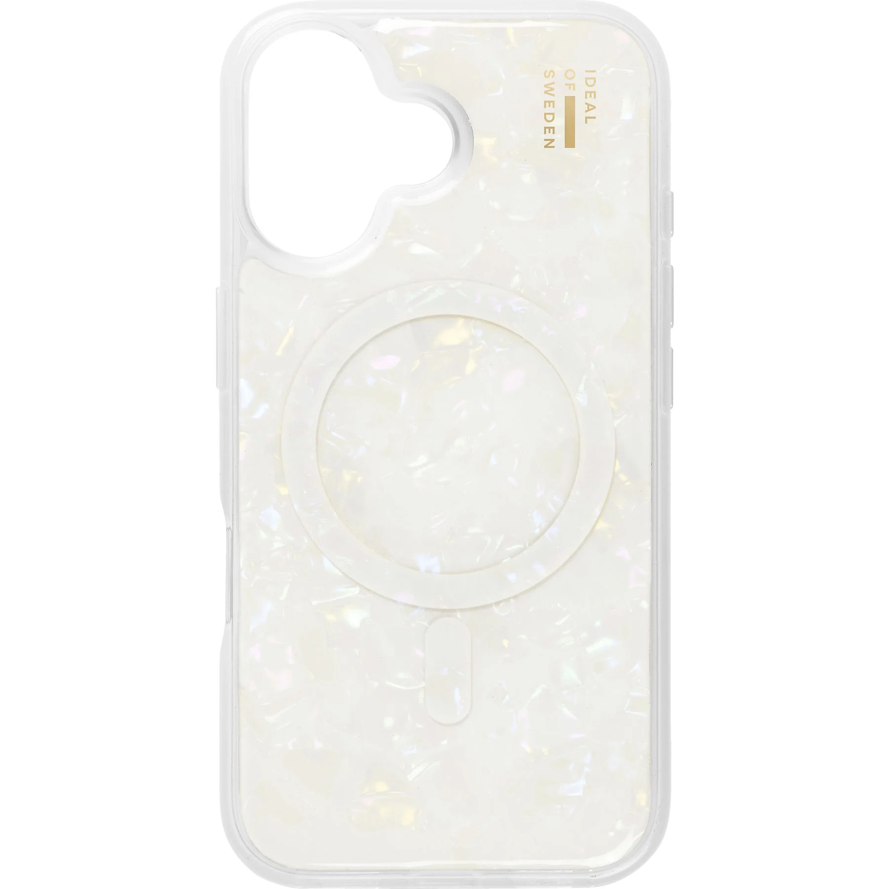 Pearlised Case MagSafe iPhone 16, White Handyhülle