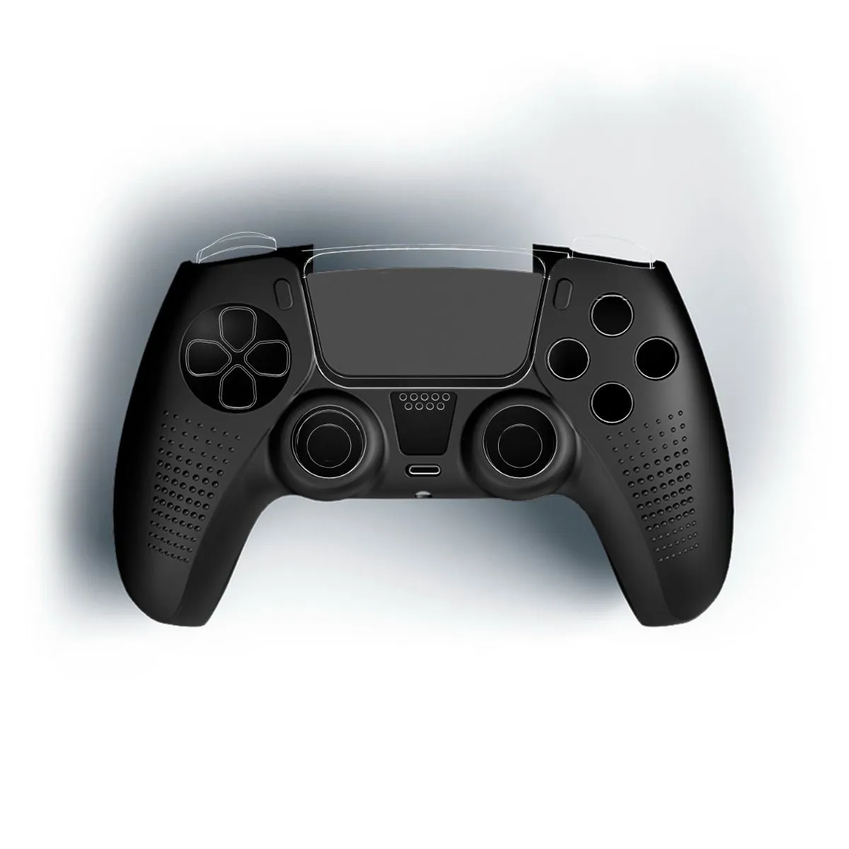 Grip-Schutzhülle für PlayStation 5 Controller, Schwarz (00115523)