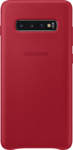 Leather Cover EF-VG975 für Galaxy S10+, rot