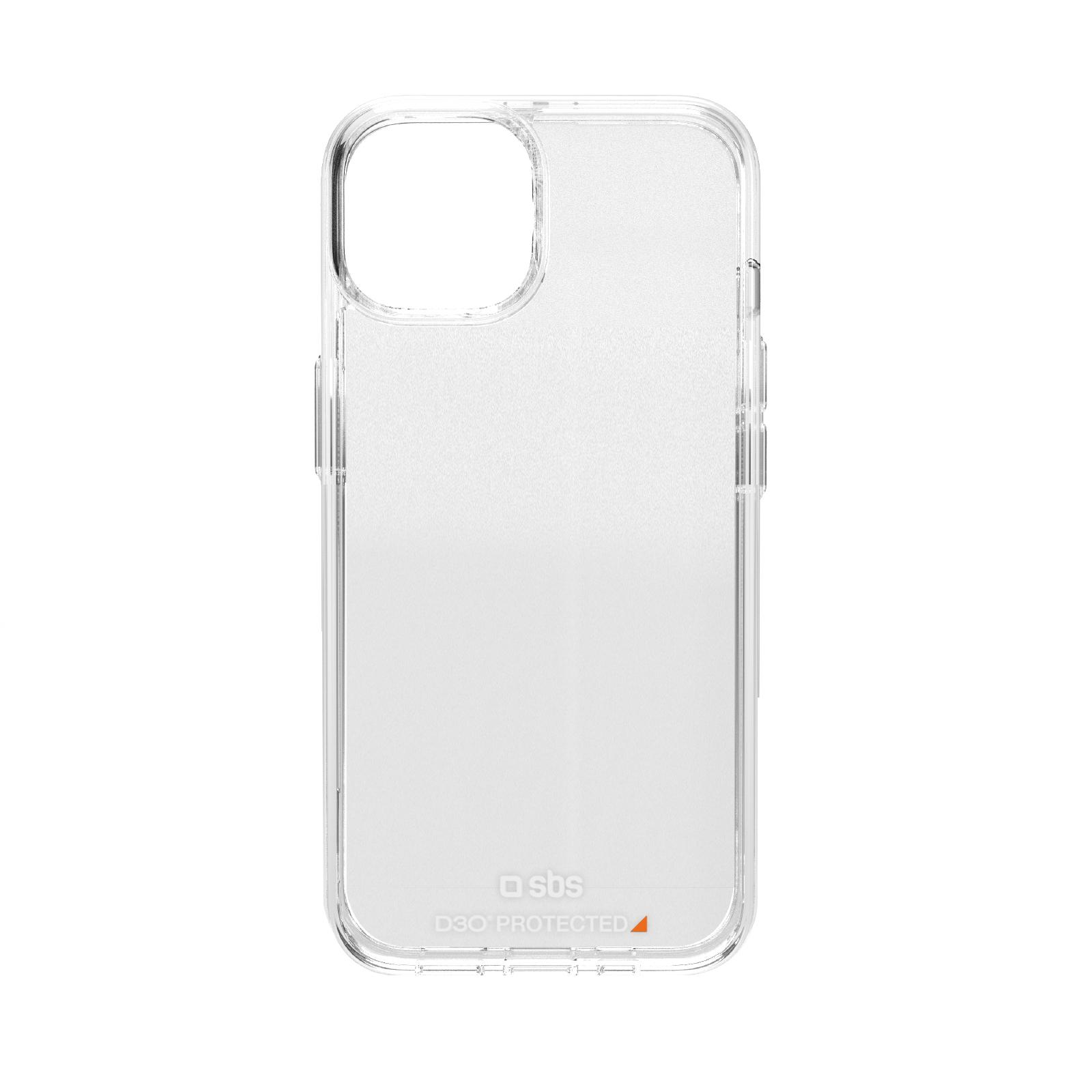 Extrem widerstandsfähiges Cover für iPhone 15 mit D3O-Technologie, Transparent