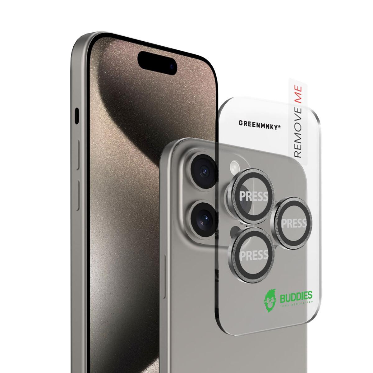 BUDDIES für iPhone 15 Pro/15 Pro Max, Titanium