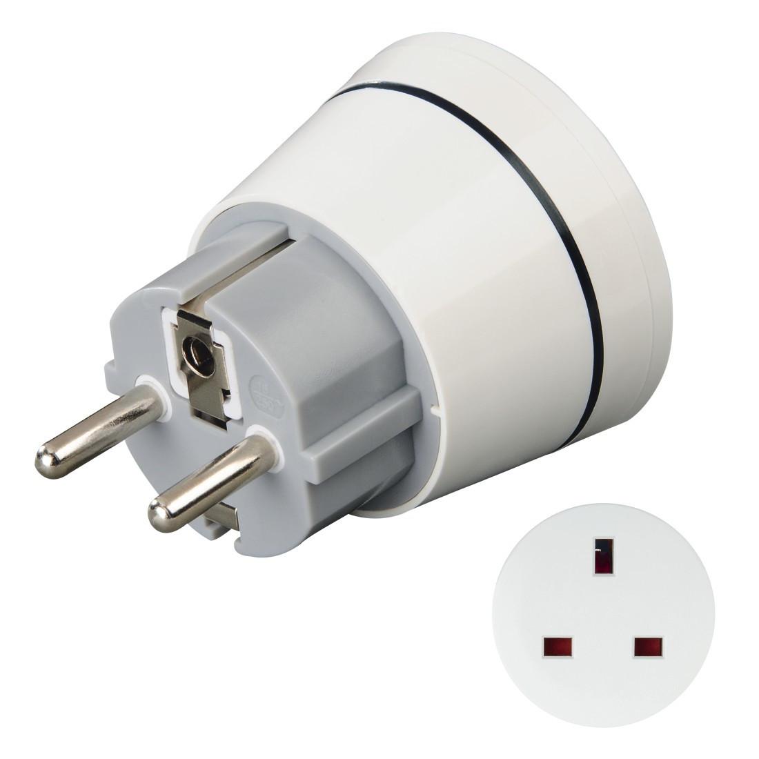 Reiseadapter Typ G, 3-polig, für Geräte aus England, Commonwealth und UK (00223452)