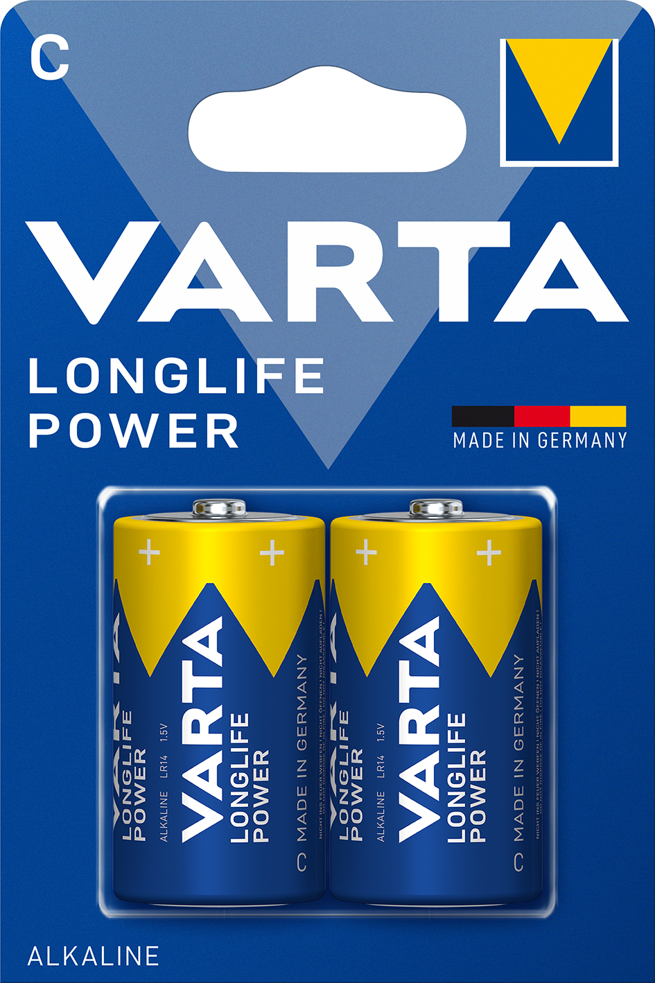 LONGLIFE Power C 2er Blister Batterie