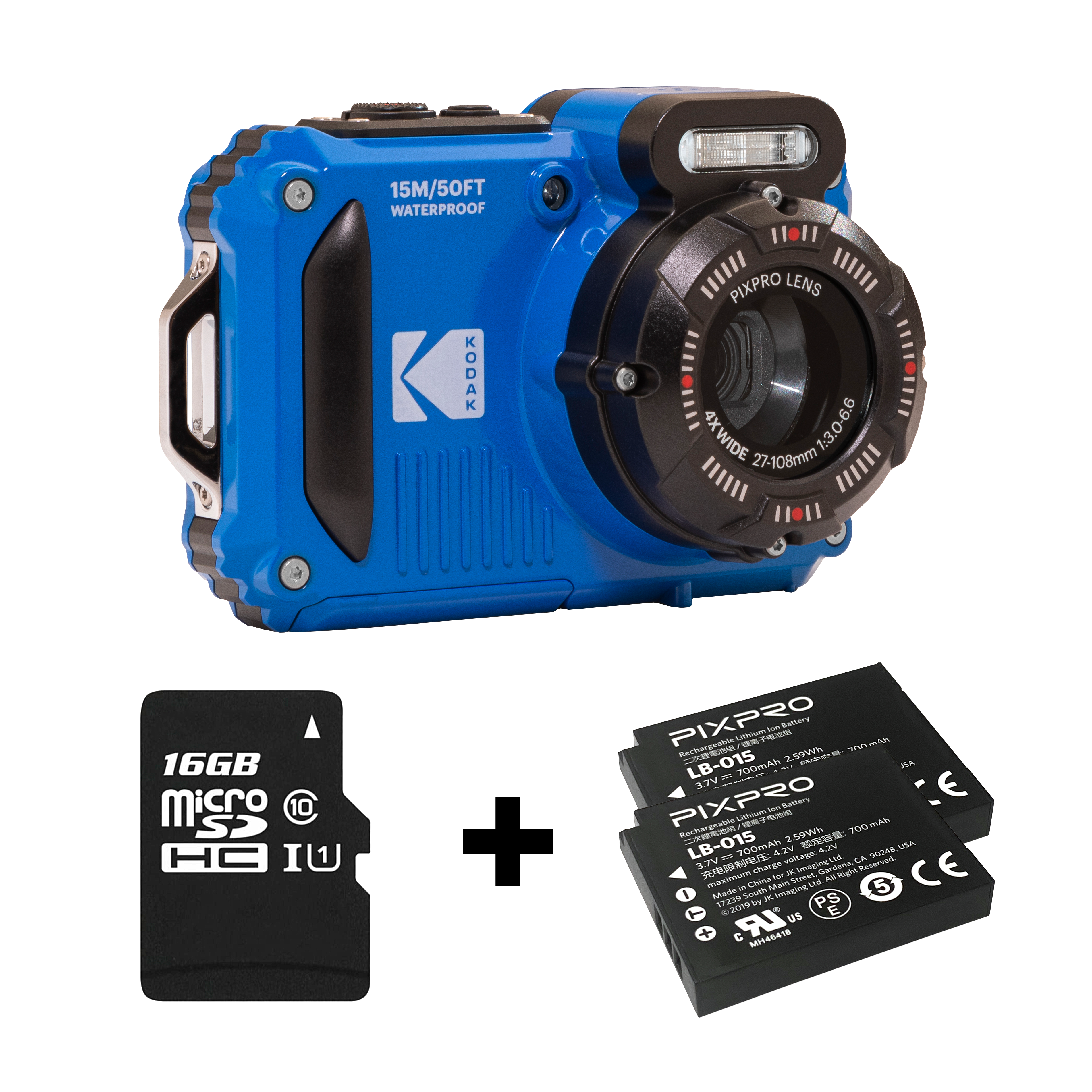 WPZ2 blau Set Outdoor Kamera