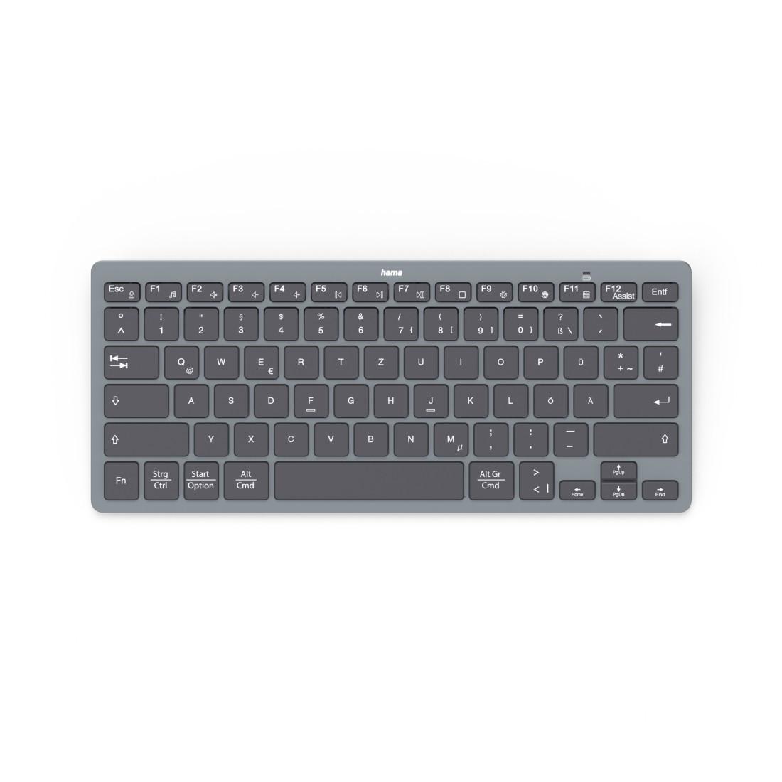 Bluetooth®-Mini-Tastatur "Travel 400" für Tablets, kabellos, SW, QWERTZ DE (00125132)