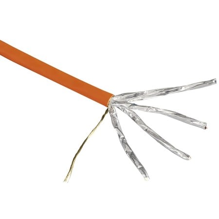 Netzwerkkabel, CAT-7, 10 Gbit/s, S/FTP geschirmt, halogenfrei, Rolle, 10 m (00020097)