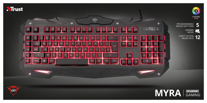 trust gaming tastatur gxt 840