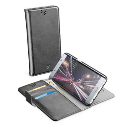 37012 Book Case Galaxy S6 Edge Plus schwarz