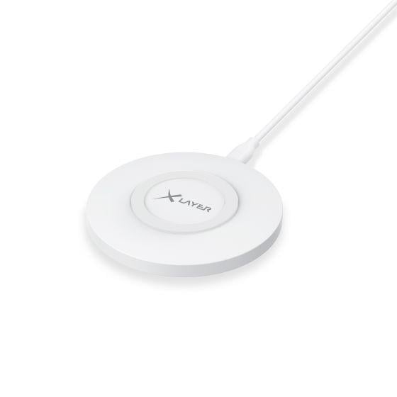 Ladestation Wireless Charging Pad Basic 10W Qi-zertifiziert, weiß