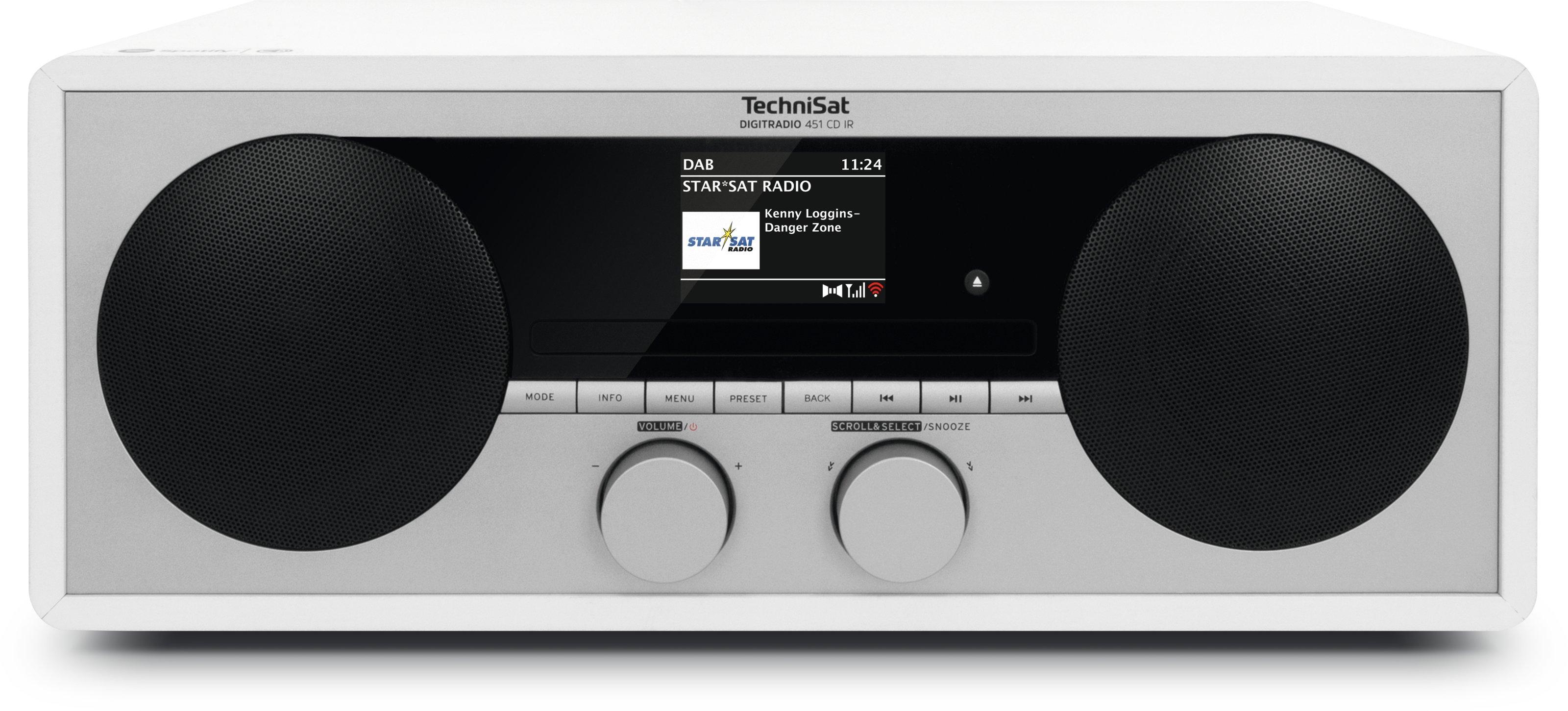 DIGITRADIO 451 CD IR weiß DAB+ Internetradio