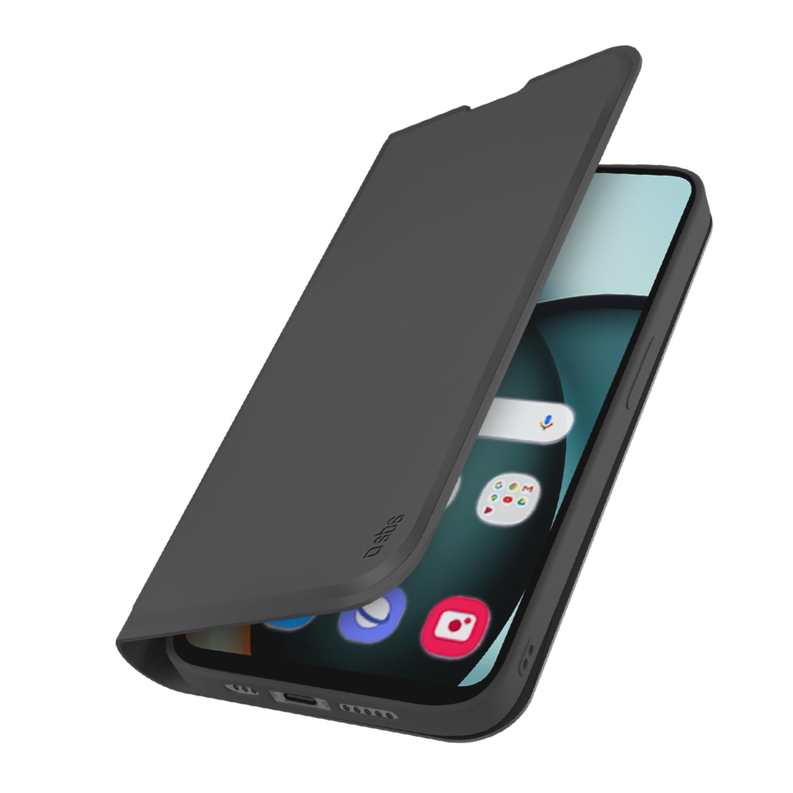 Klapphülle mit Ständer und Soft-Touch-Oberfläche für das Xiaomi Redmi A3, Schwarz Handyhüllen