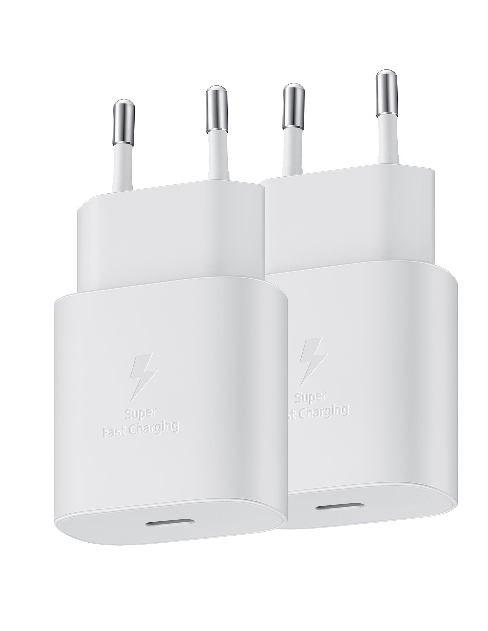 EP-TA800NWEGEU Schnellladegerät USB-C 25W Doppelback, Weiß Schnellladegerät (USB-C)