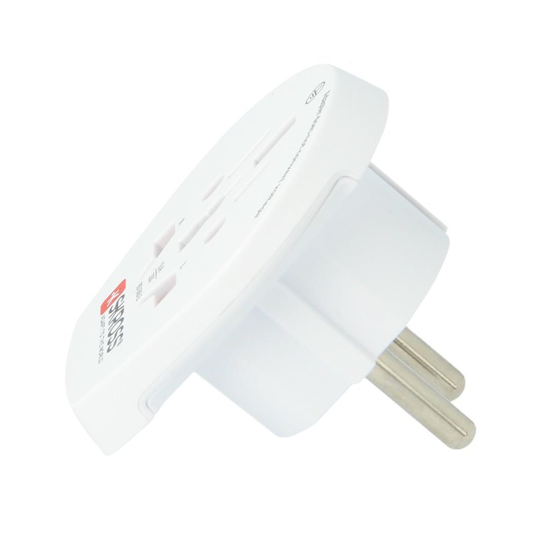 Reisestecker "World to Europe" (Einzelartikel), Weiß (00186724)
