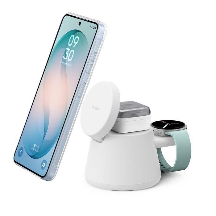 UltraCharge Modulare Ladestation mit Qi2 25 W Weiß