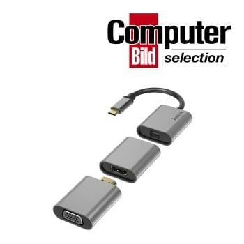 6in1 Adapter, "Connect2Go", USB-C, Mini-DisplayPort, HDMI™, VGA (00200306)