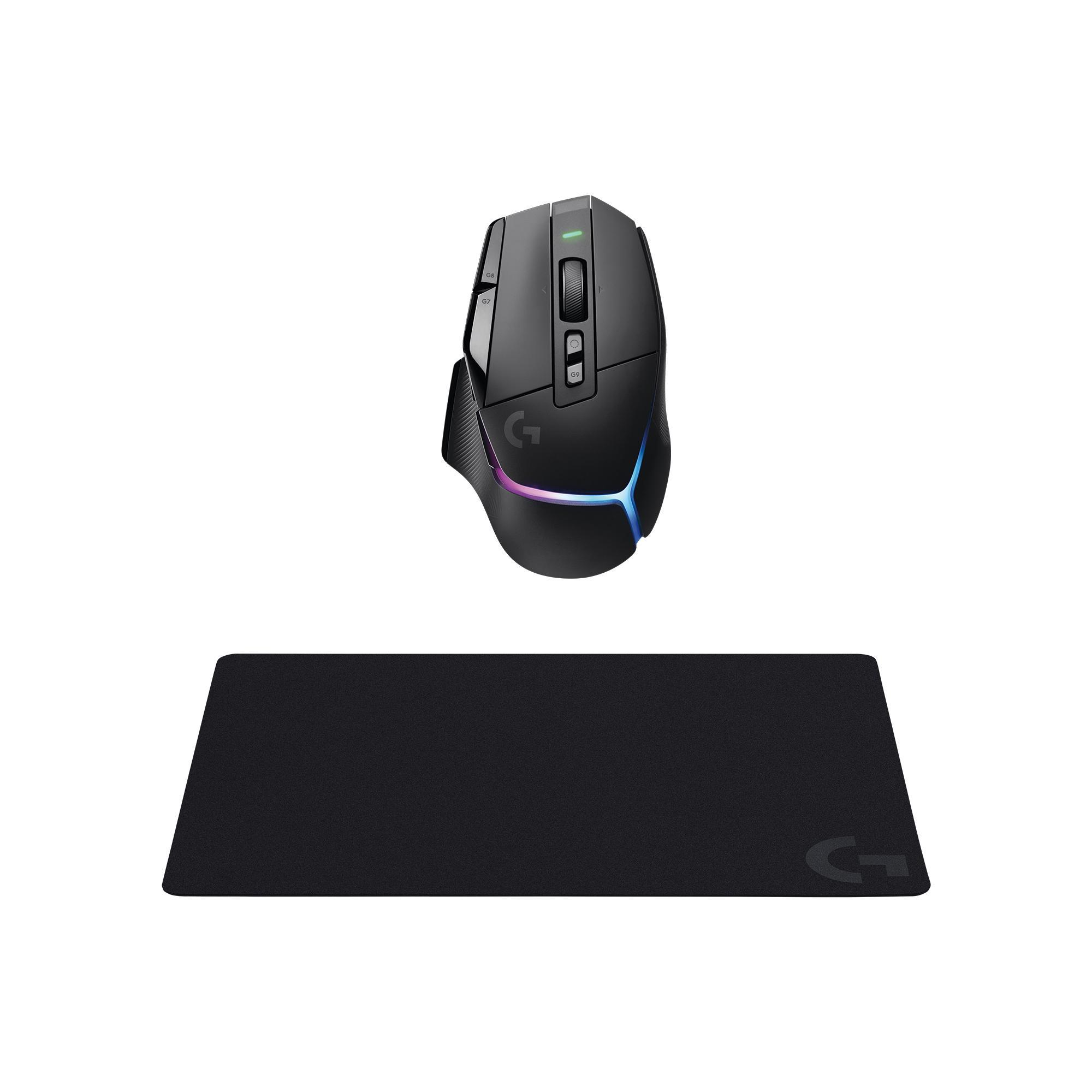 Bundle G502 X Gaming-Maus, Schwarz + Logitech G240 Gaming-Mauspad aus Stoff, Schwarz