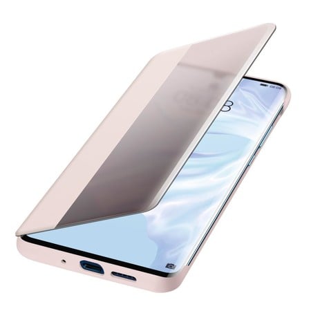 Booklet "Smart View Flip Cover" für HUAWEI P30 Pro, Pink