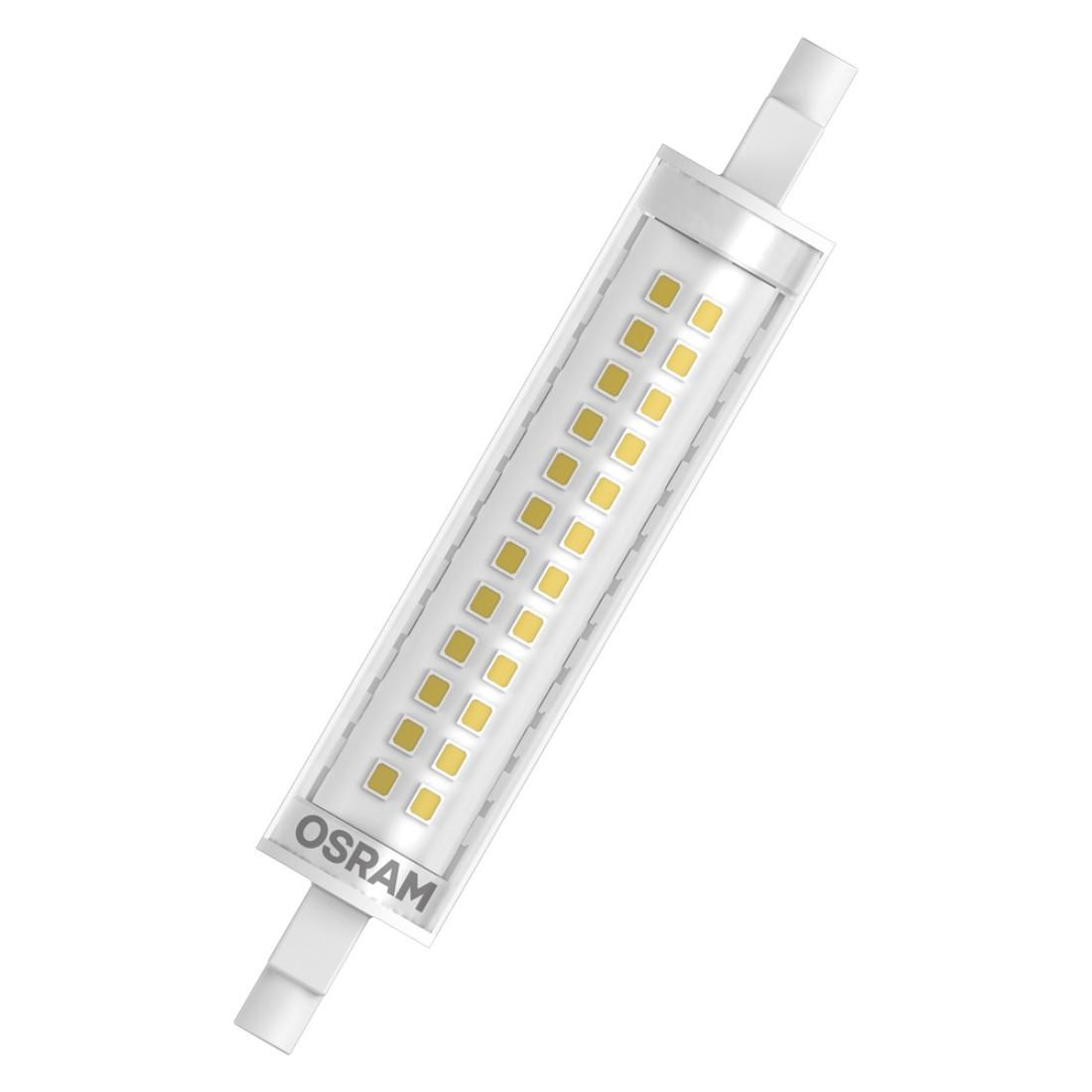 LED-Lampe "SLIM LINE", Kolben, 118mm, 12W, R7S, Warmweiß, klar (00215128)