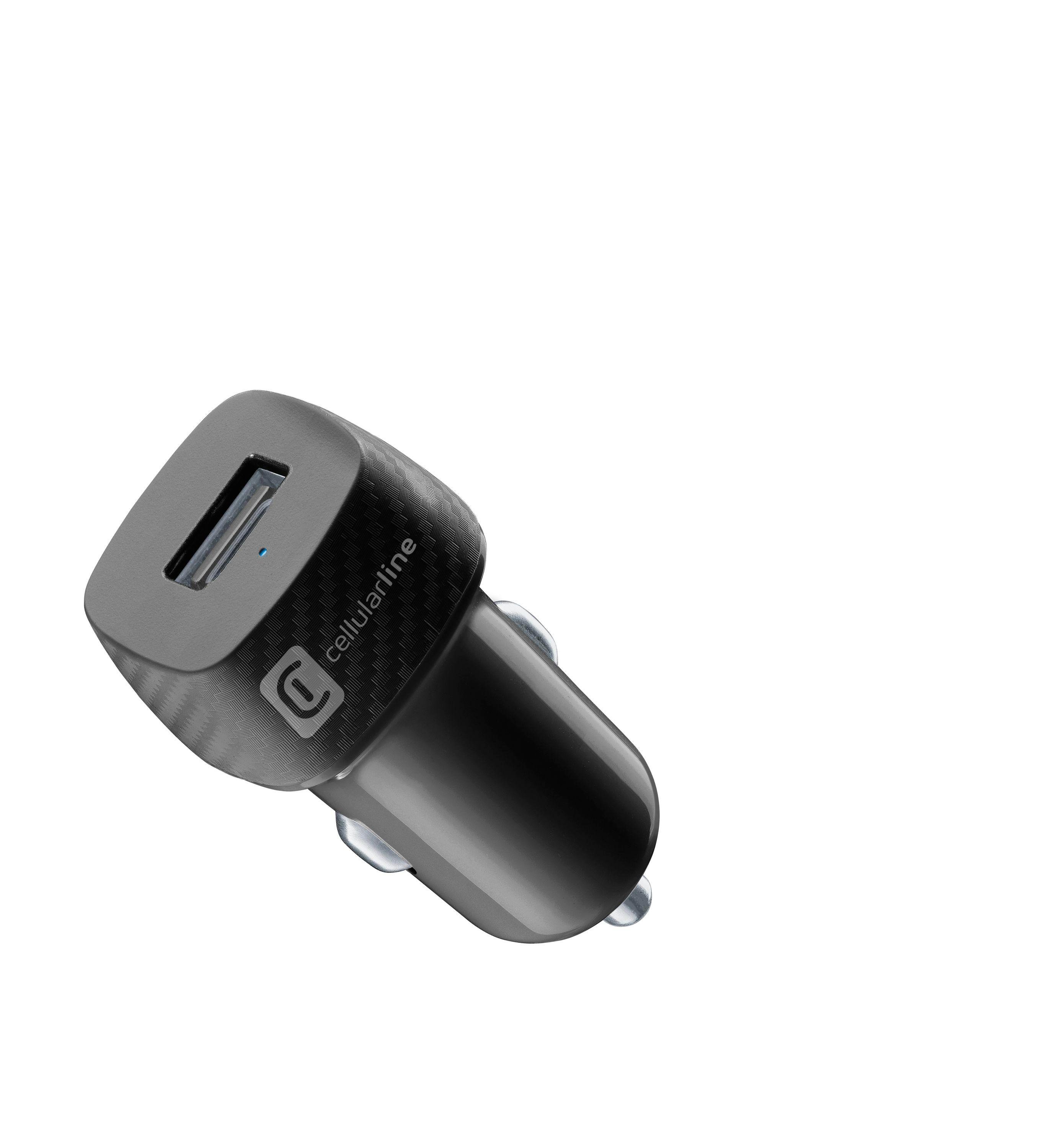 USB Car Charger 12W Black (60764) Autoladegerät