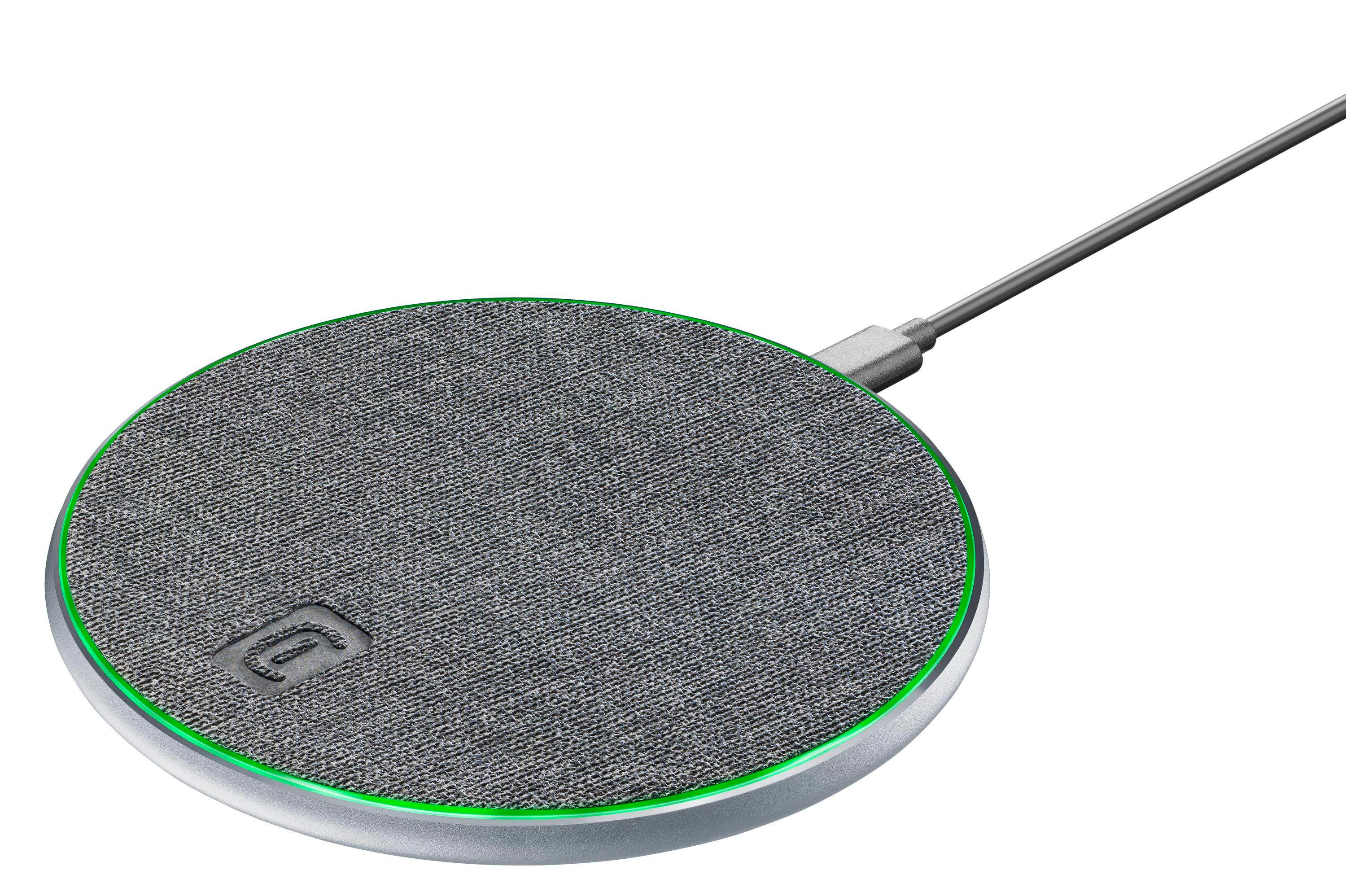 Tweed wireless charger 15W grau (60307)