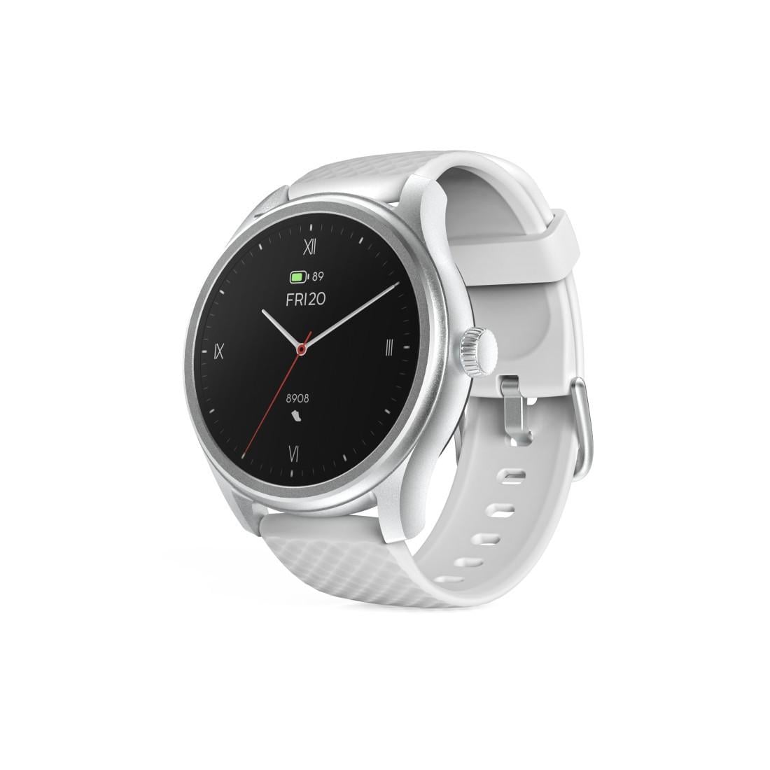 "Smartwatch ""5010"", Schlafüberwachung, rund, wasserdicht, 1,38“, Silber/Grau (00178617)"