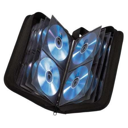 CD-/DVD-/Blu-ray-Tasche 120, Schwarz (00033833)