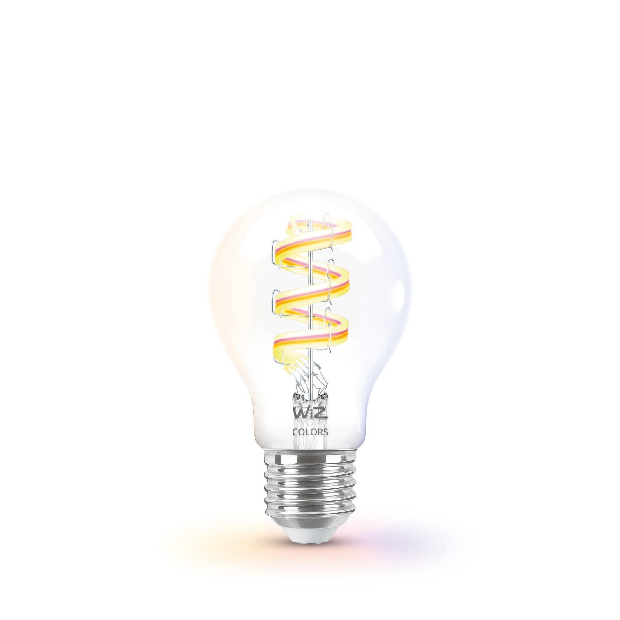 Filament-Lampe, transparent, A60 E27 7W