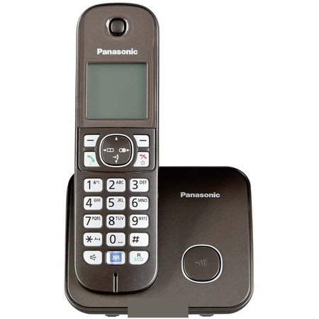 Schnurloses Telefon KX-TG 6811 GA mocca-braun