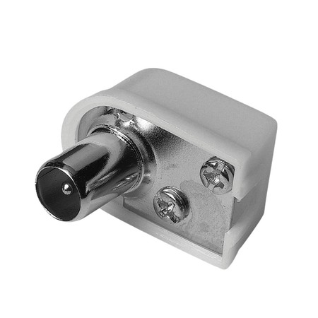 Antennen-Stecker Koax-Winkel, schraubbar