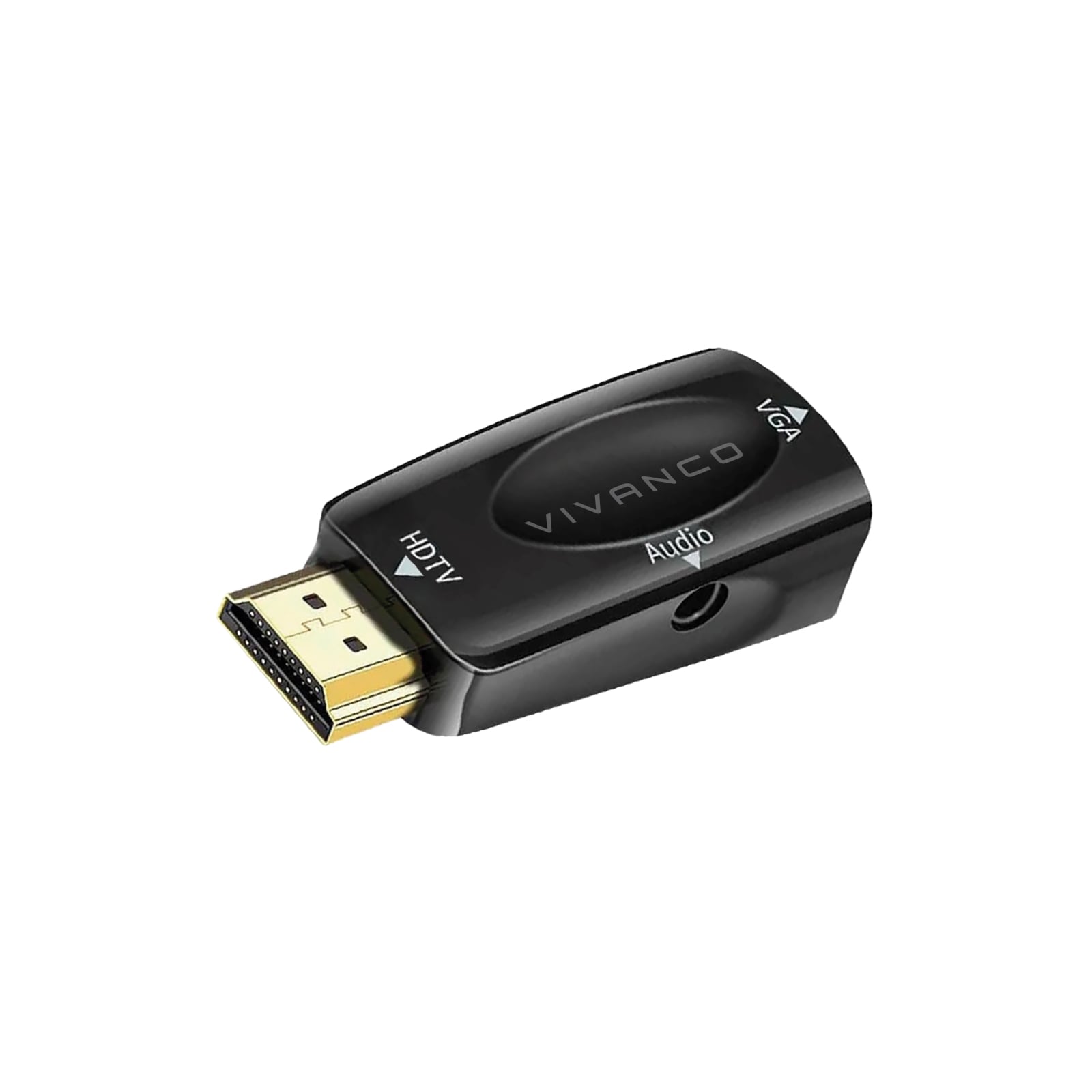 HDMI/VGA-Adapter, schwarz