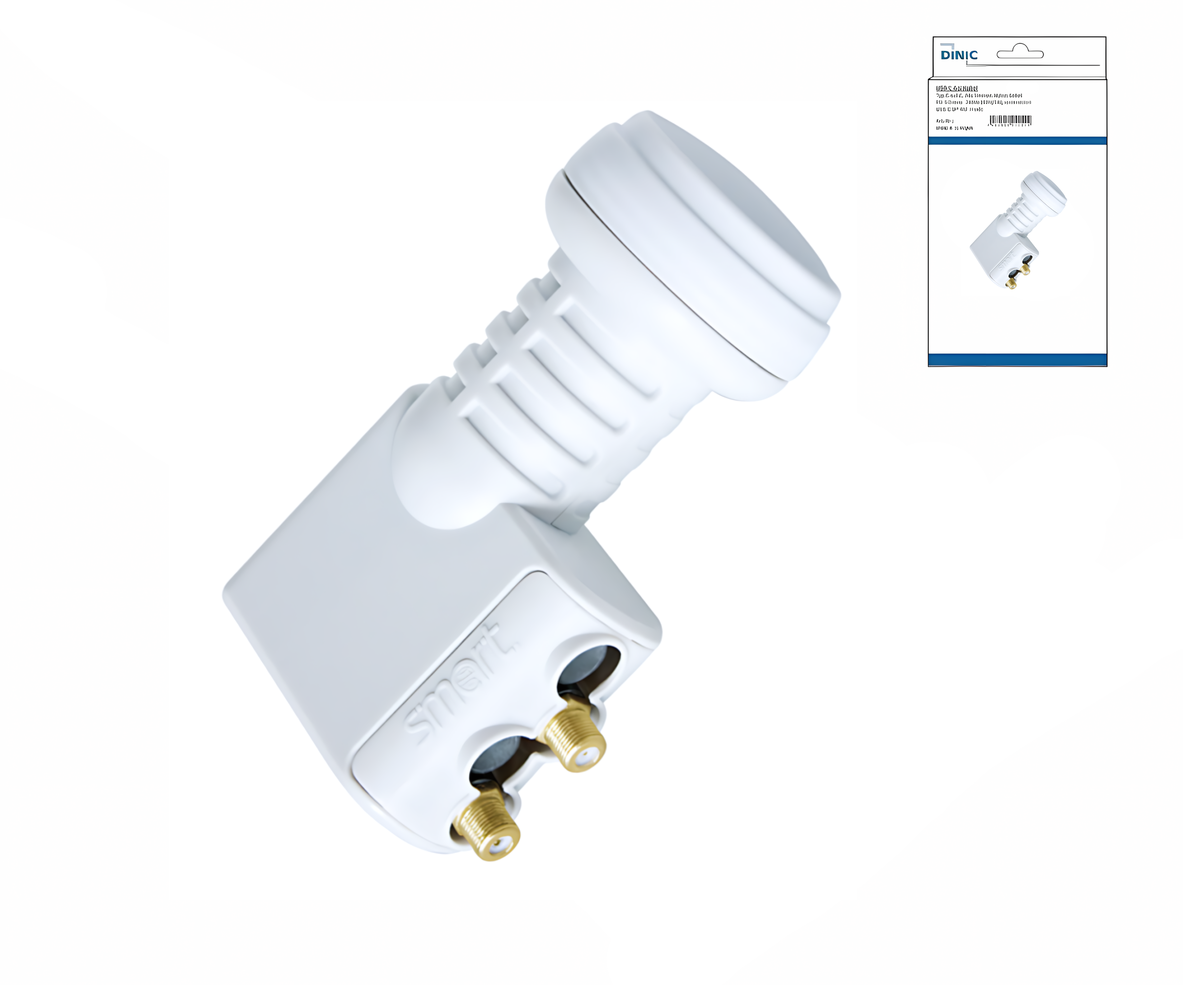 Universal Twin LNB smart TITANIUM, 2 Ausgänge, weiß