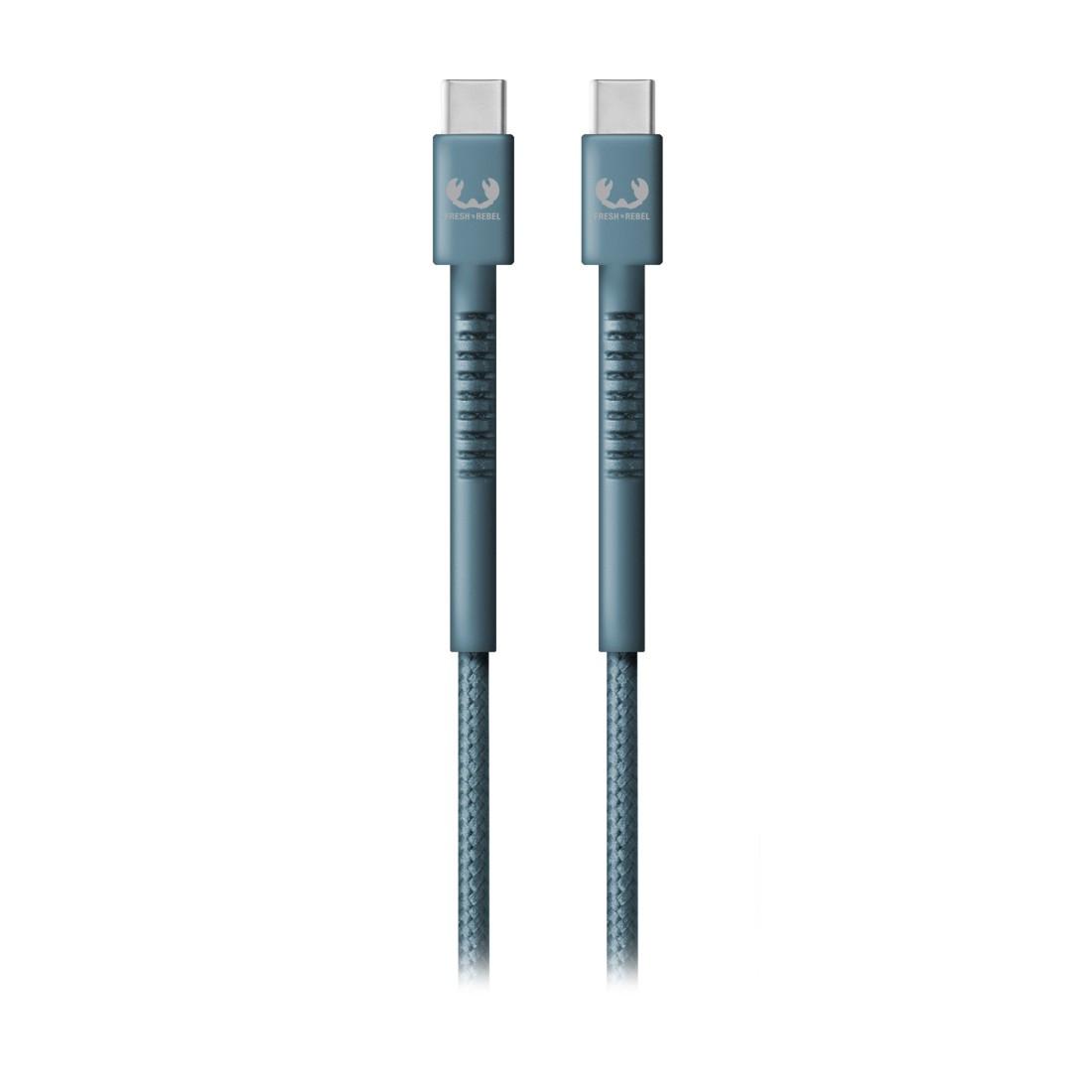 USB-C - USB-C Kabel "Fabriq", 2,0 m, Dive Blue (00214987)