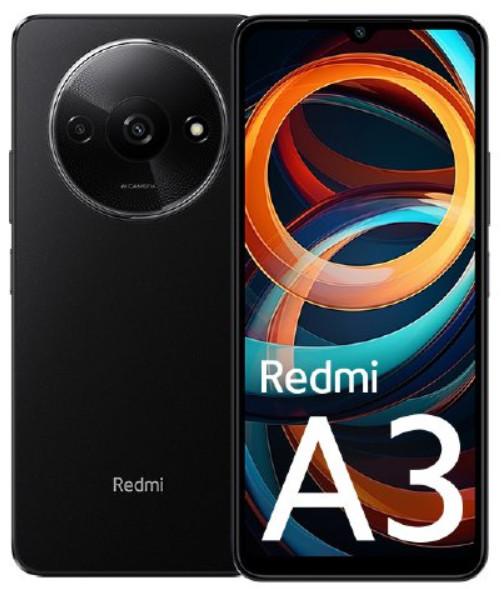 Redmi A3 3GB + 64GB Midnight Black Smartphone