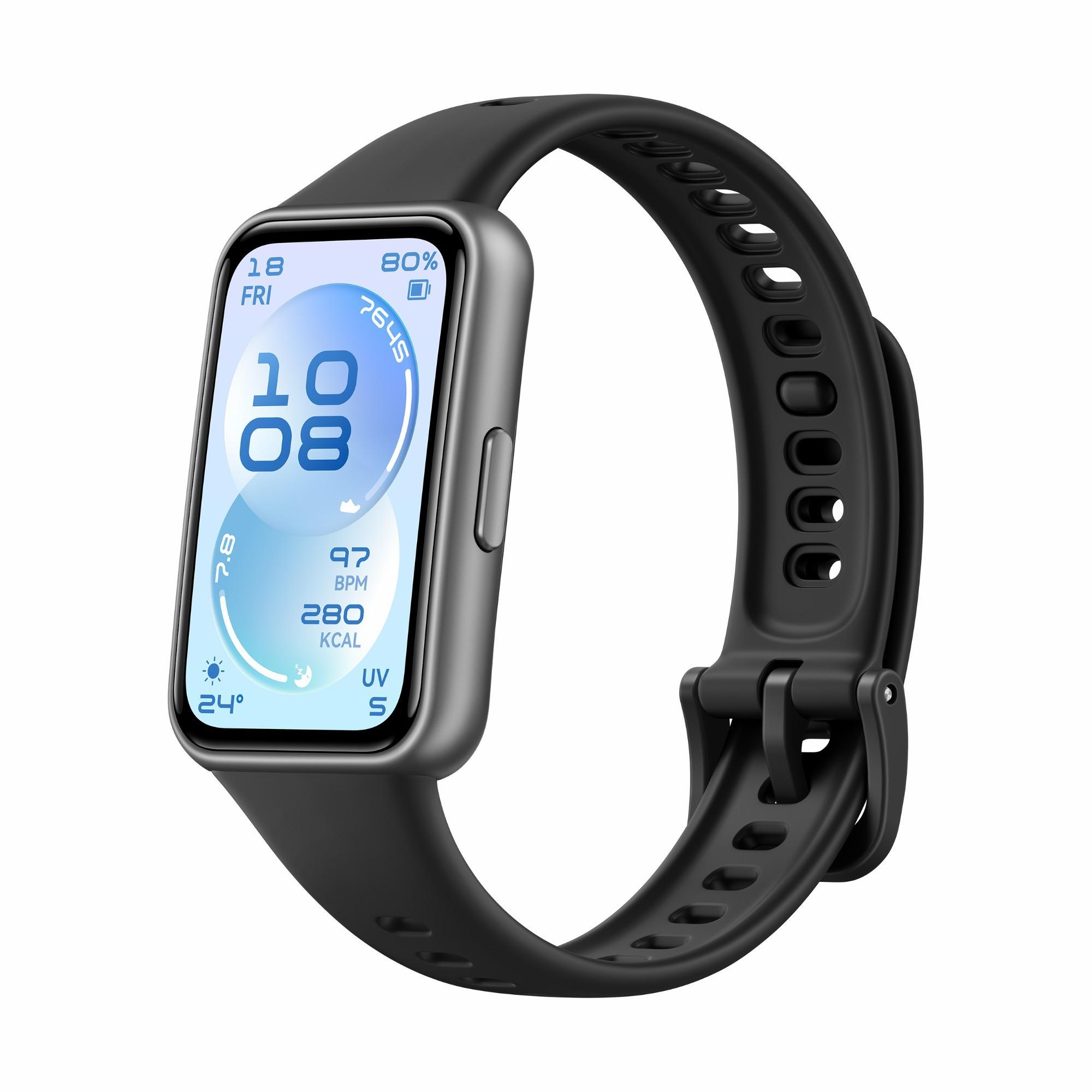 Band 11, Schwarzer Kunststoff Fitness Tracker