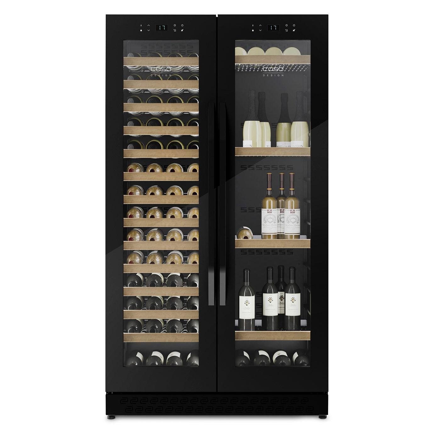 WineChef Duo 122 black Weinkühlschrank