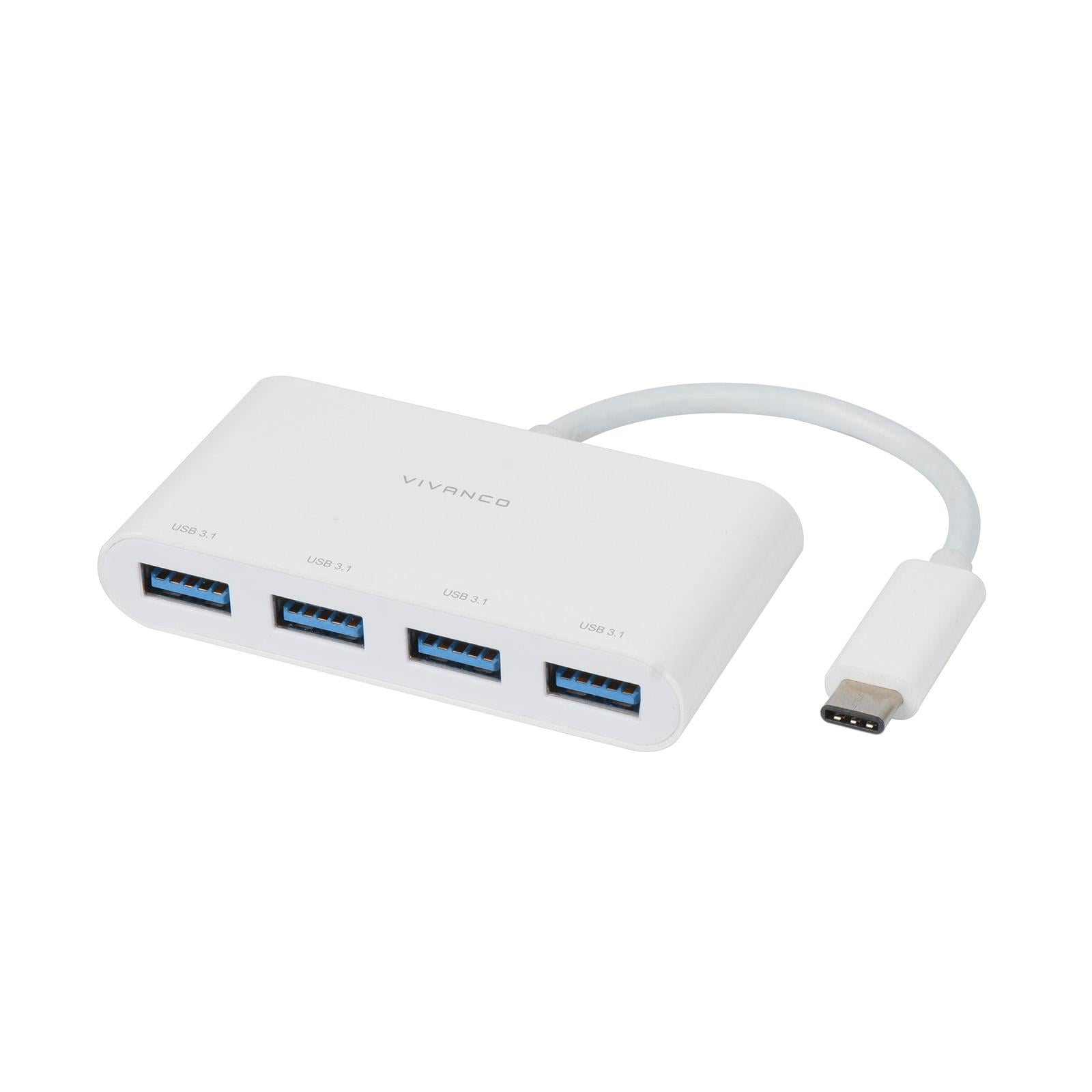4-Port USB-C HUB