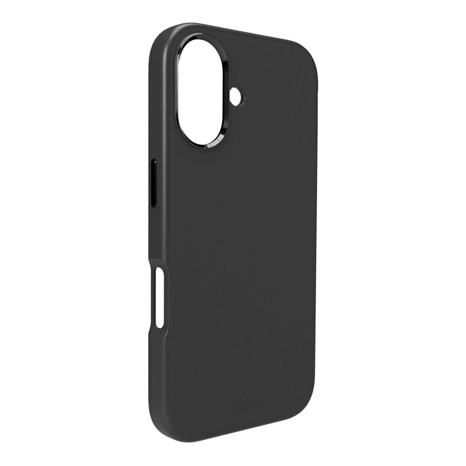 Hülle ICON MAG PRO für iPhone 16, Schwarz Handyhülle