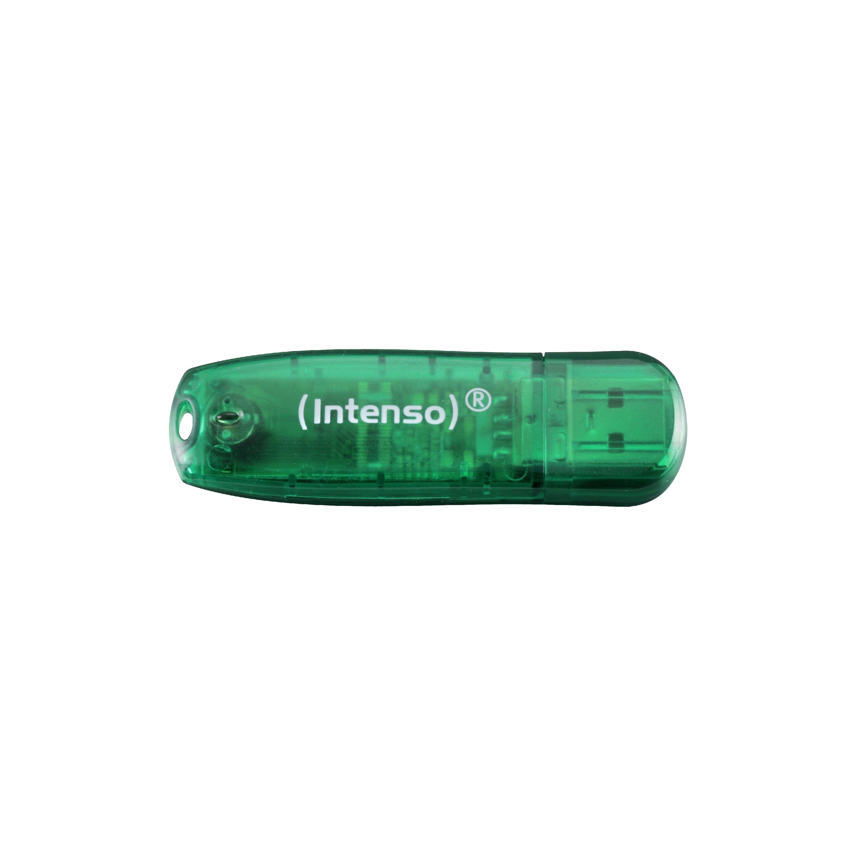 Rainbow Line 8 GB Grün USB 2.0 USB-Stick